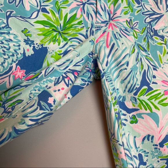Lilly Pulitzer south ocean skinny jean lion around - Picture 4 of 6
